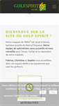 Mobile Screenshot of golfspirit.fr